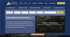 Desktop Screenshot of galwaybayhotel.net